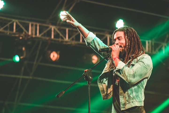 The Wailers vocalist Dwayne Anglin. Photo by Himanshu Rohilla