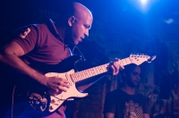 Hipnotribe        That's Sankarshan Kini. The multi-instrumentalist also knows his way around the flute and the violin.<br/><span class='courtesyName'> Photo Courtesy - Prashin Jagger  </span> 
